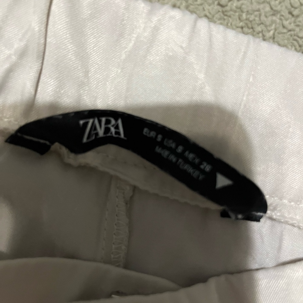 Zara satin shorts